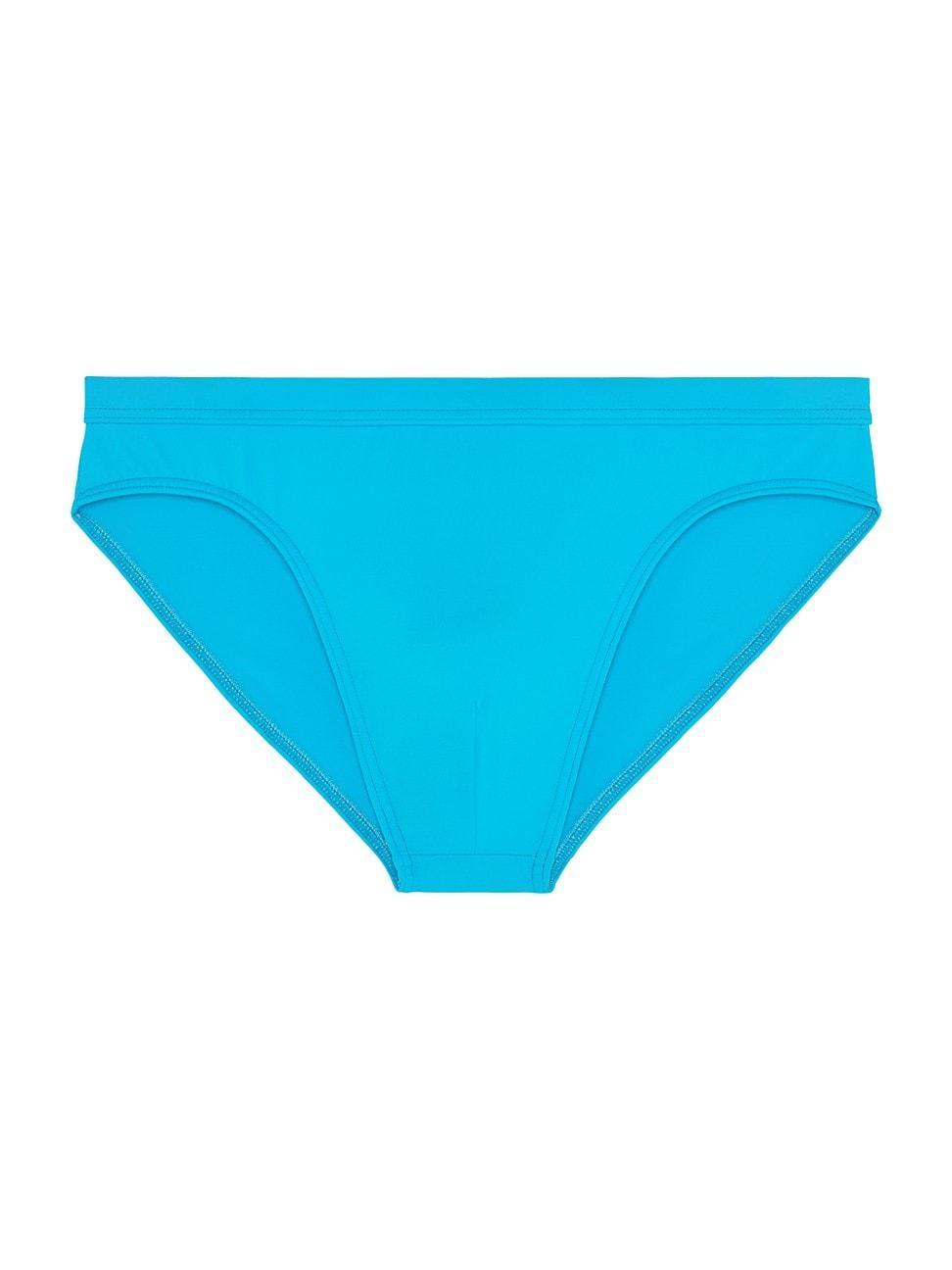 HOM Sea Life Swim Mini Briefs (Turquoise) Men's Swimwear Product Image