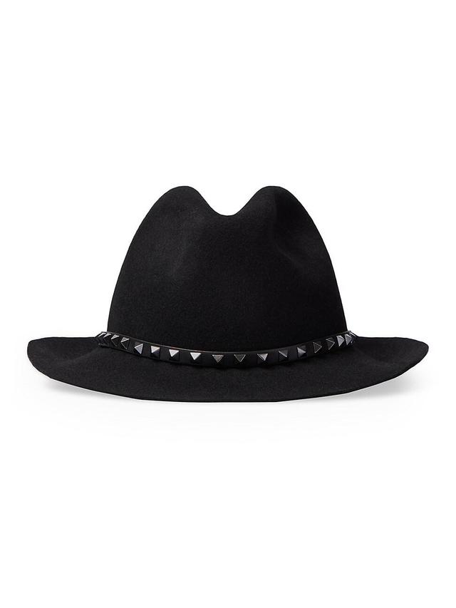 Valentino Garavani Rockstud Wool Fedora Product Image