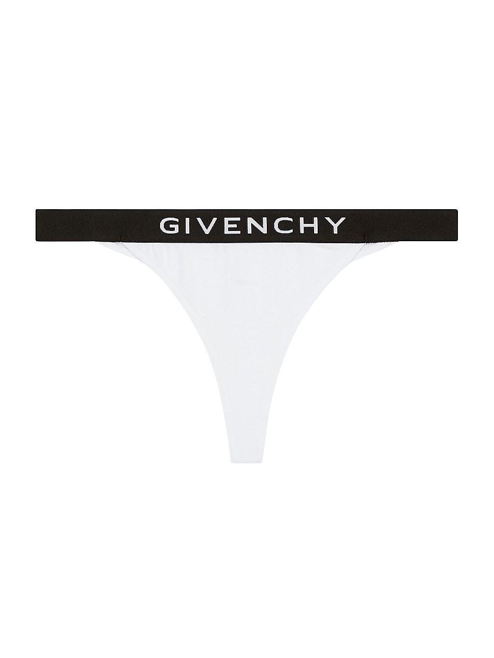 Womens Thong in Jersey Bio with 4G Signature Product Image