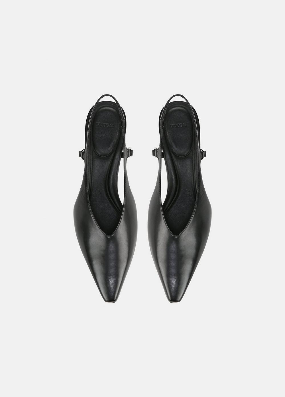 Sabrina Leather Slingback Kitten Heel Product Image