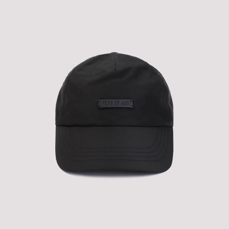 Black Polyester Baseball Cap Product Image