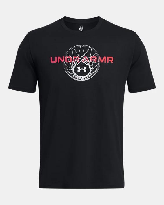 Men's UA Basketball Net Wordmark Short Sleeve Product Image