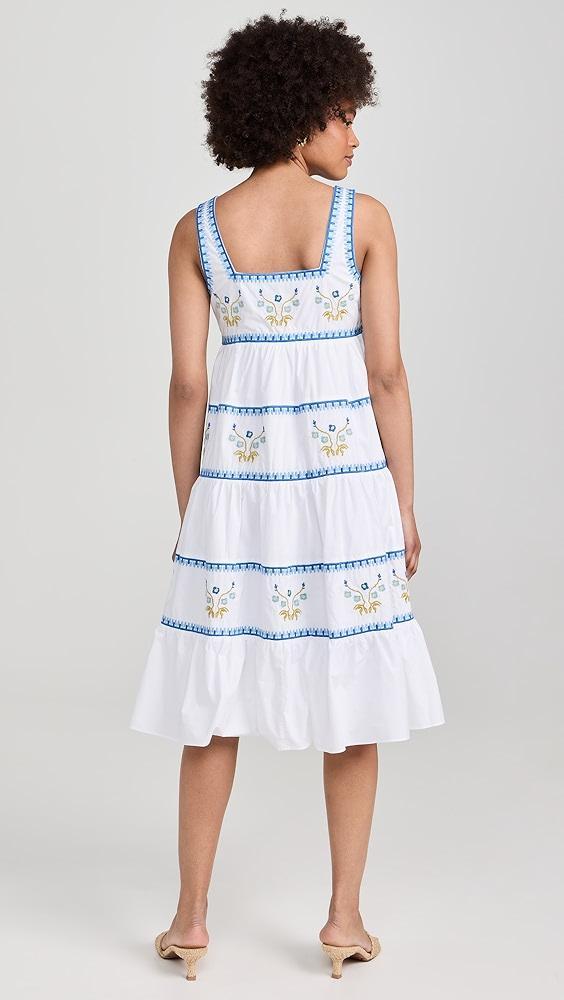 English Factory Embroidered Midi Dress | Shopbop Product Image