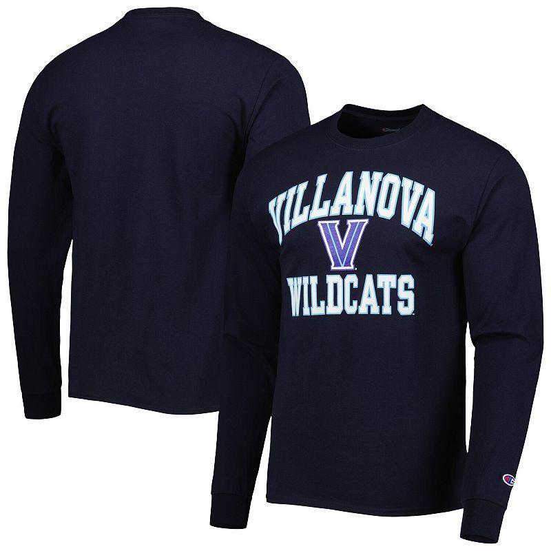 Mens Champion Navy Villanova Wildcats High Motor Long Sleeve T-Shirt Product Image