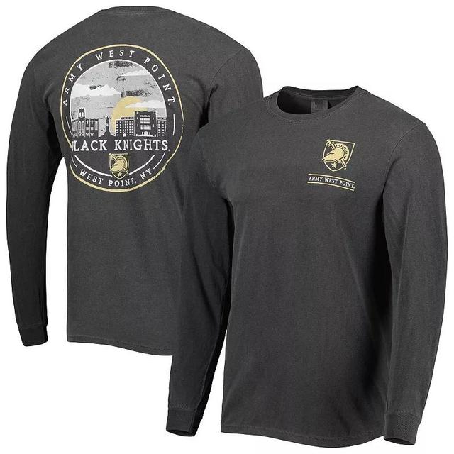 Mens Black Army Black Knights Circle Campus Scene Long Sleeve T-Shirt Product Image