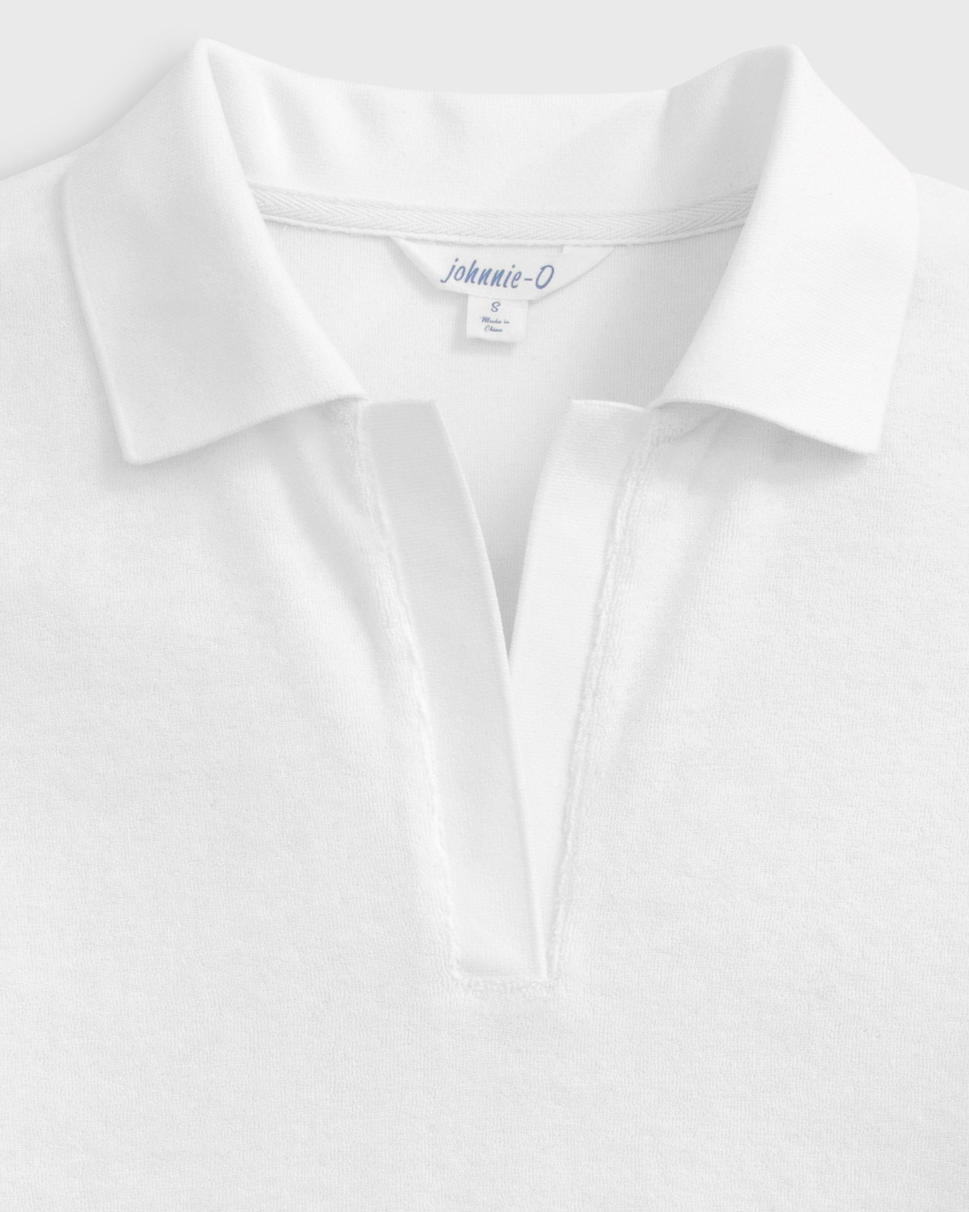 Elie French Terry V-Neck Polo Female Product Image