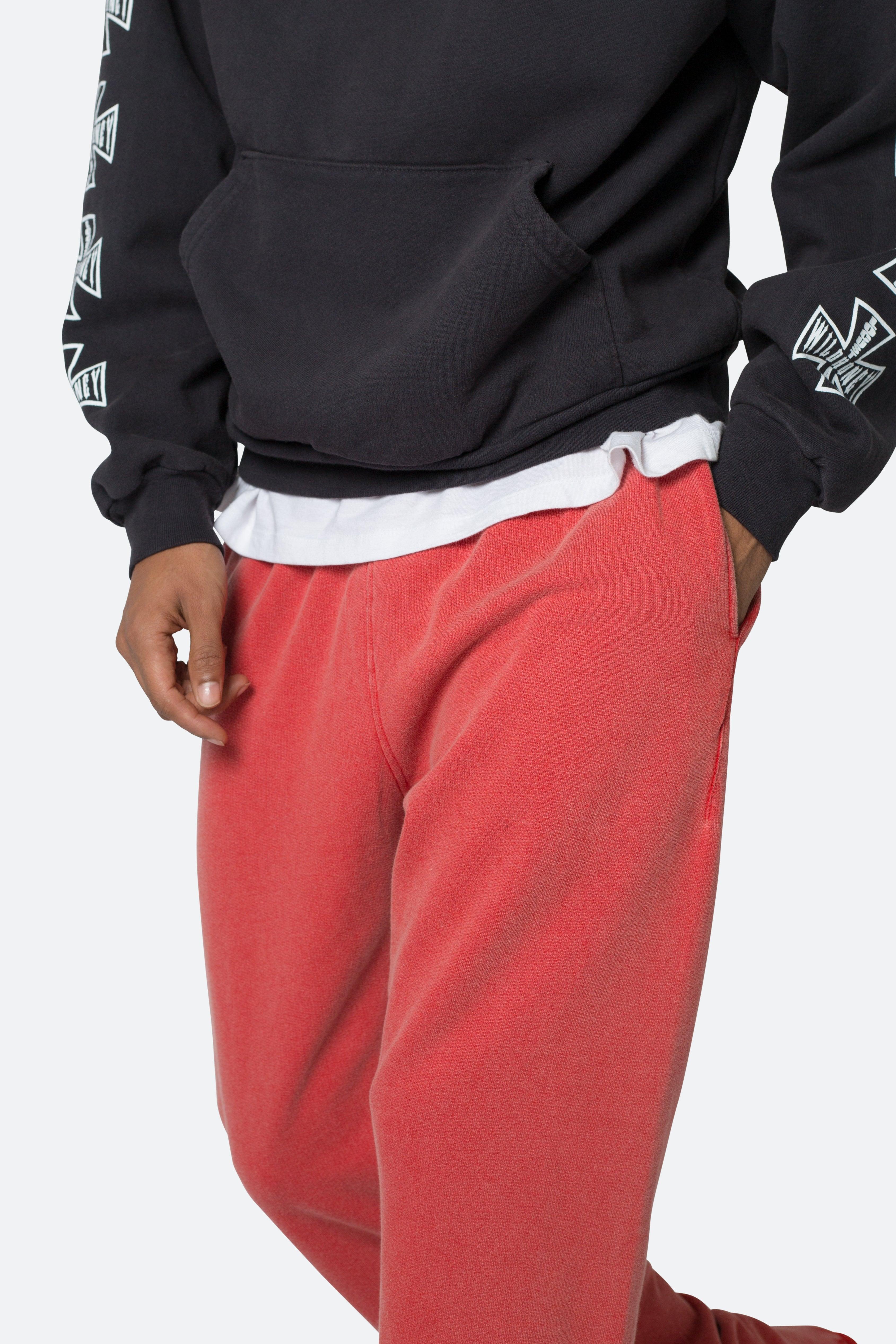 Bootcut Sweatpants - Red Product Image