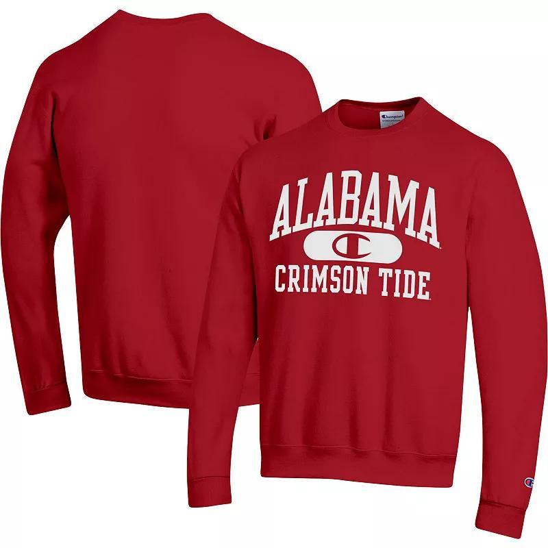 Mens Champion Crimson Alabama Crimson Tide Arch Pill Sweatshirt Product Image