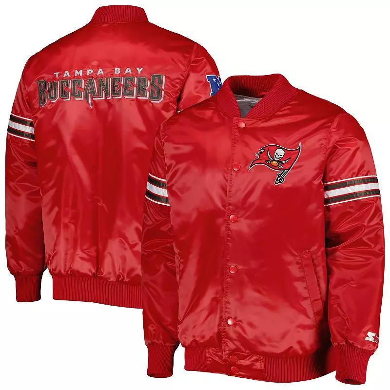 Mens Starter Tampa Bay Buccaneers The Pick and Roll Full-Snap Jacket Product Image