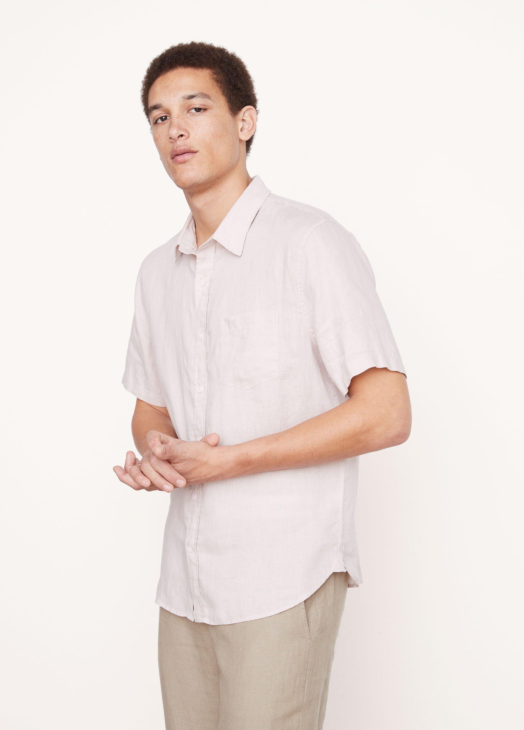 Linen Short-Sleeve Shirt Product Image