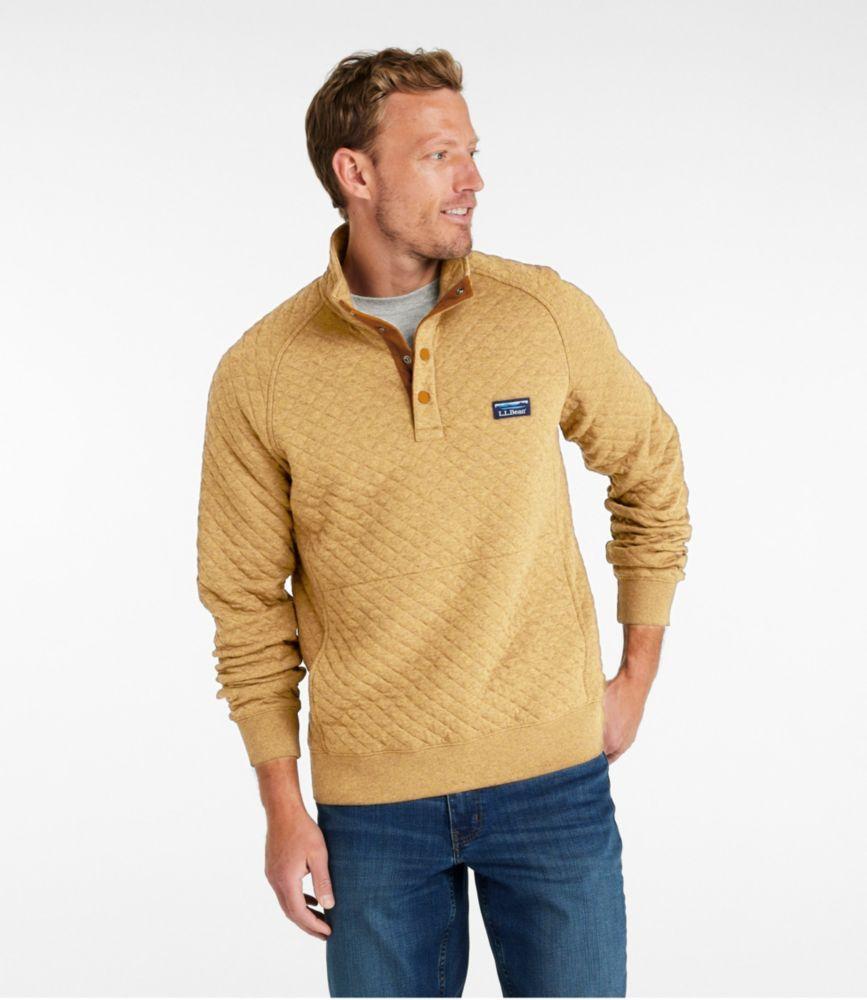 
                            Men's Quilted Sweatshirt, Mockneck
                         Product Image