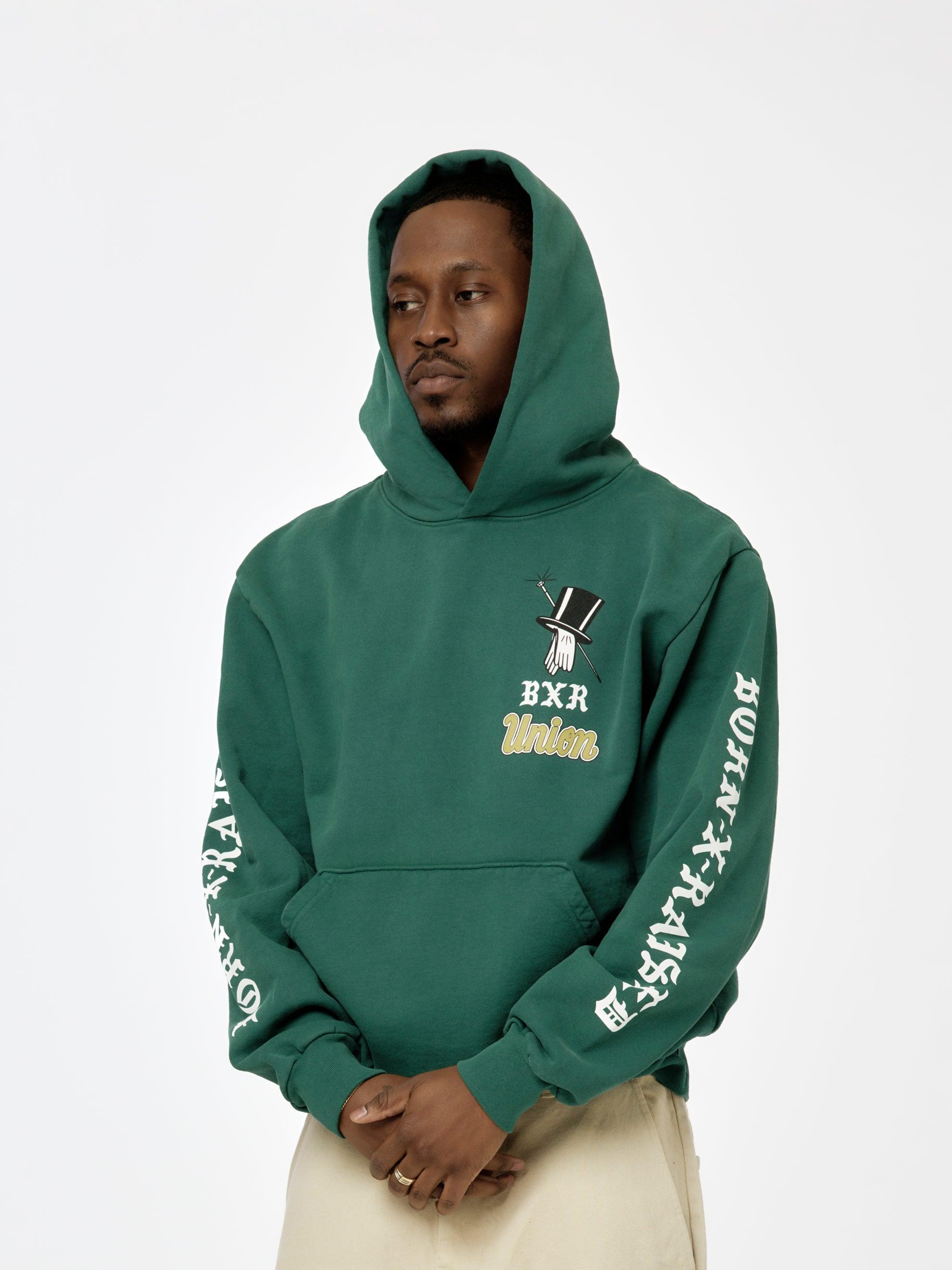 BXR + UNION GENTS OF DESIRE SEAL HOODIE (Emerald Green) Product Image