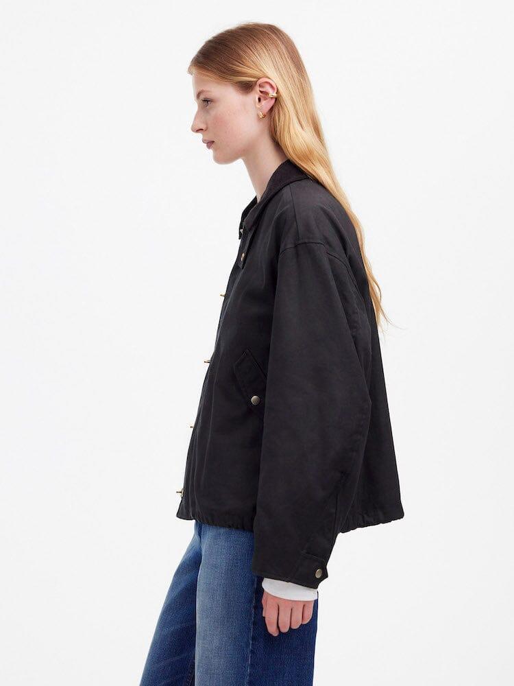 ALPHA X MADEWELL WOMEN'S WAXED COTTON CAR COAT Female Product Image