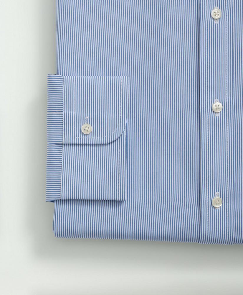 Supima® Cotton Poplin Ainsley Collar, Micro Striped Dress Shirt Product Image