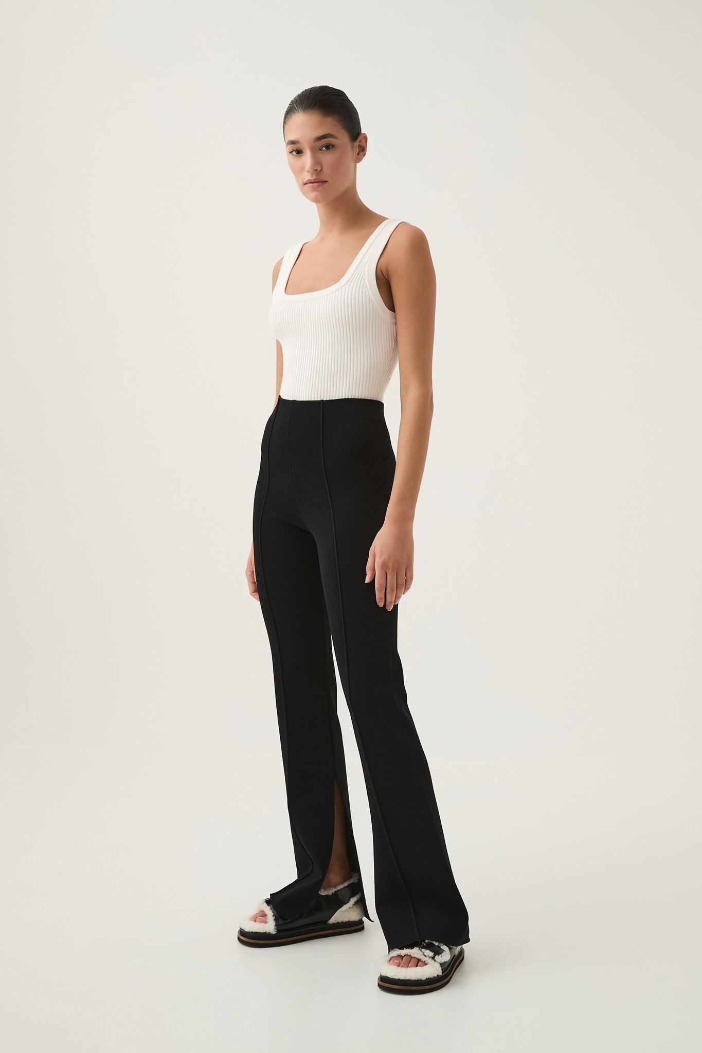 Isobel Split Hem Knit Pant Product Image