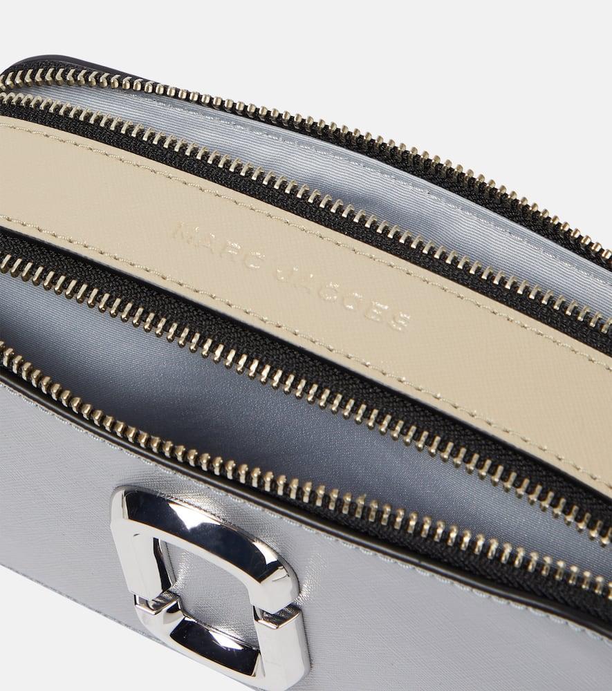 MARC JACOBS The Snapshot Leather Camera Bag In Grey Product Image