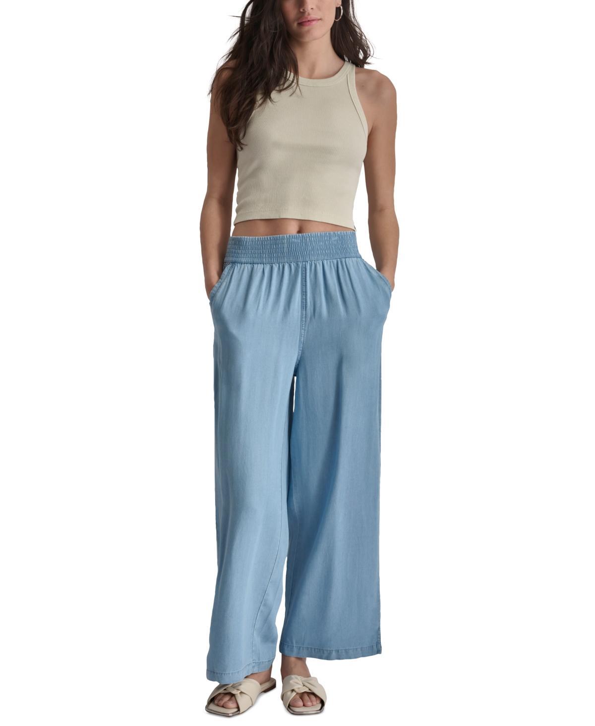 Women's Pull-On Wide-Leg Ankle Pants Product Image