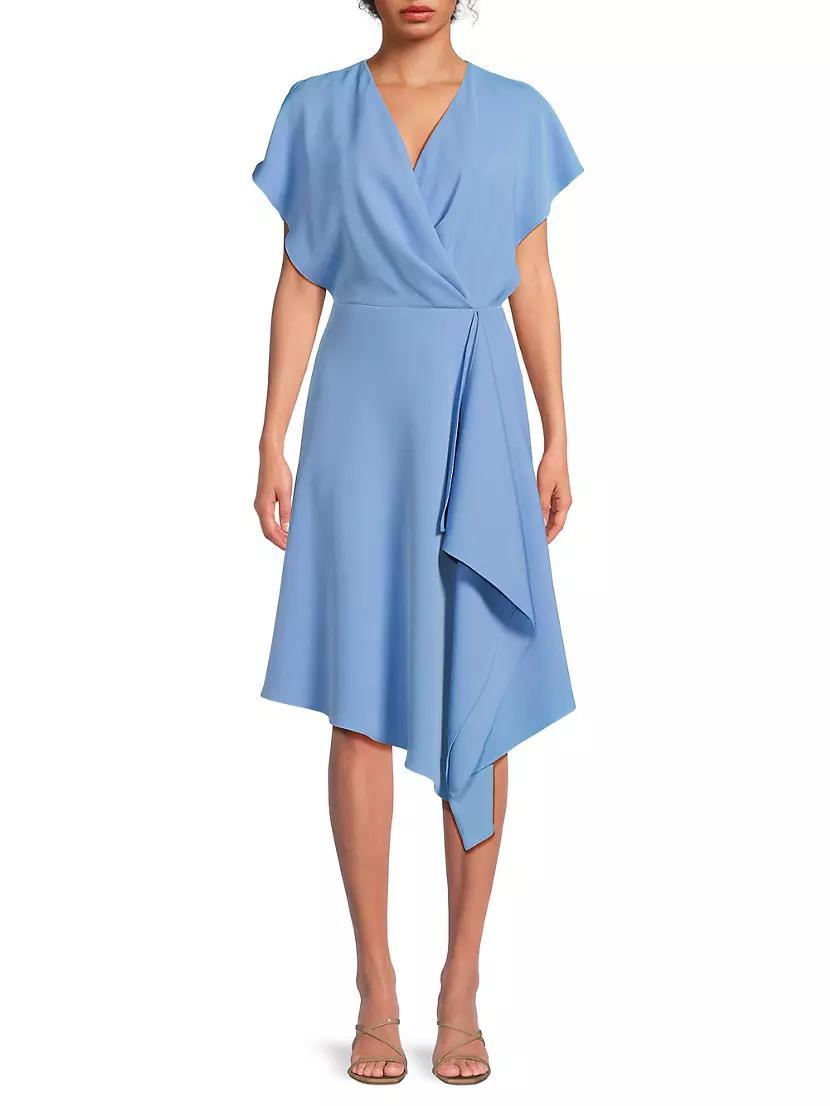 Marley Satin Draped Asymmetric Dress Product Image