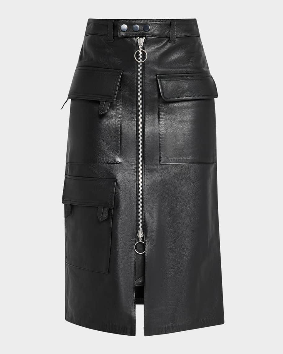 Leather Biker Skirt product image