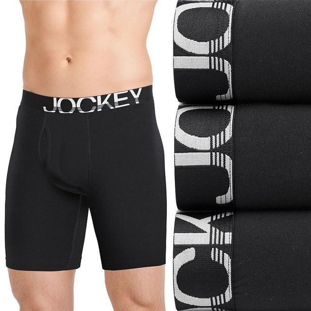 Mens Jockey 3-pack ActiveStretch Long Leg Briefs Product Image