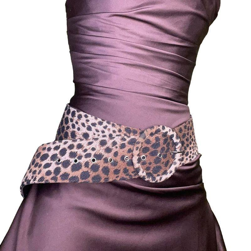 Leopard Print Belt Product Image