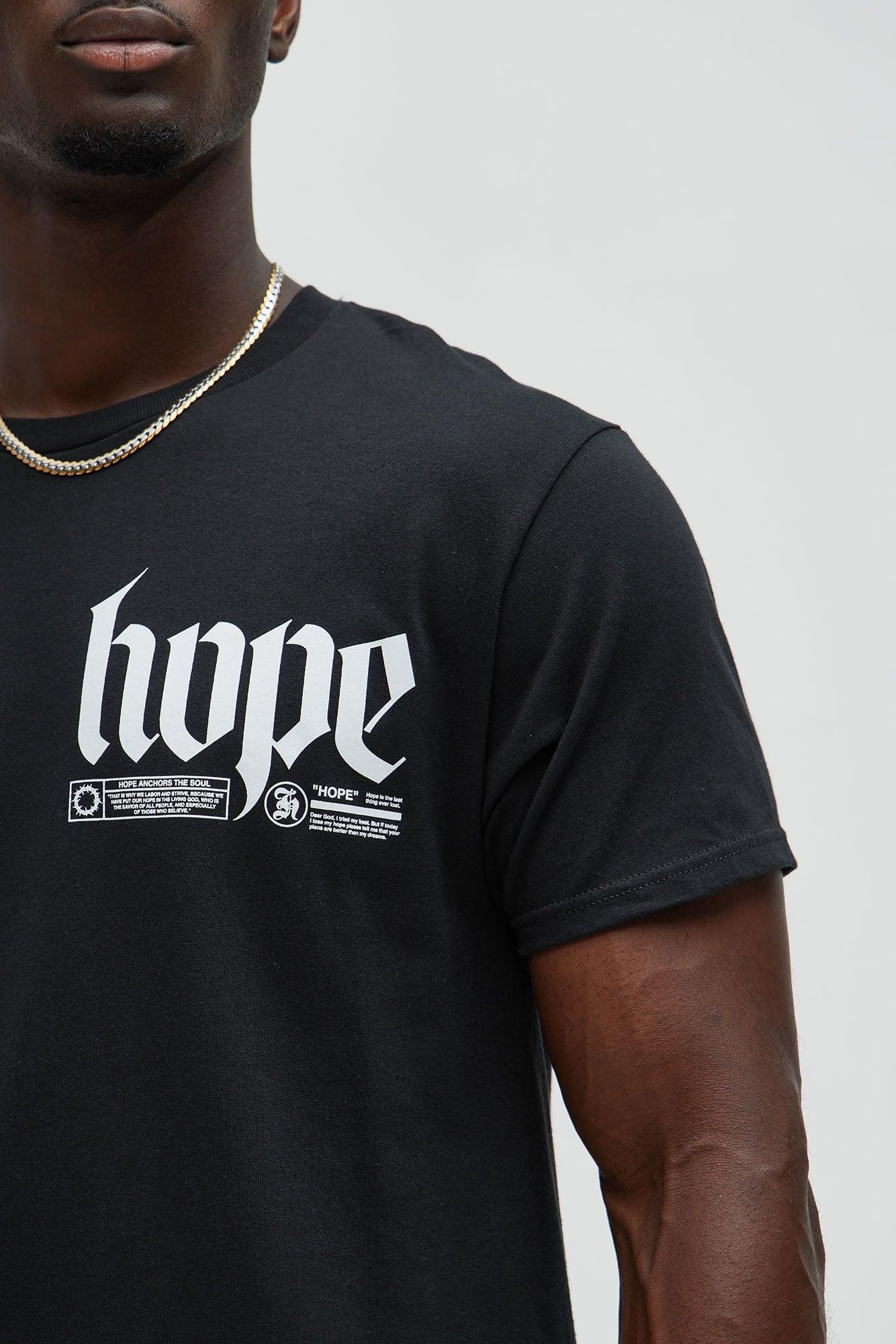 Hope Anchors The Soul Short Sleeve Tee - Black Product Image