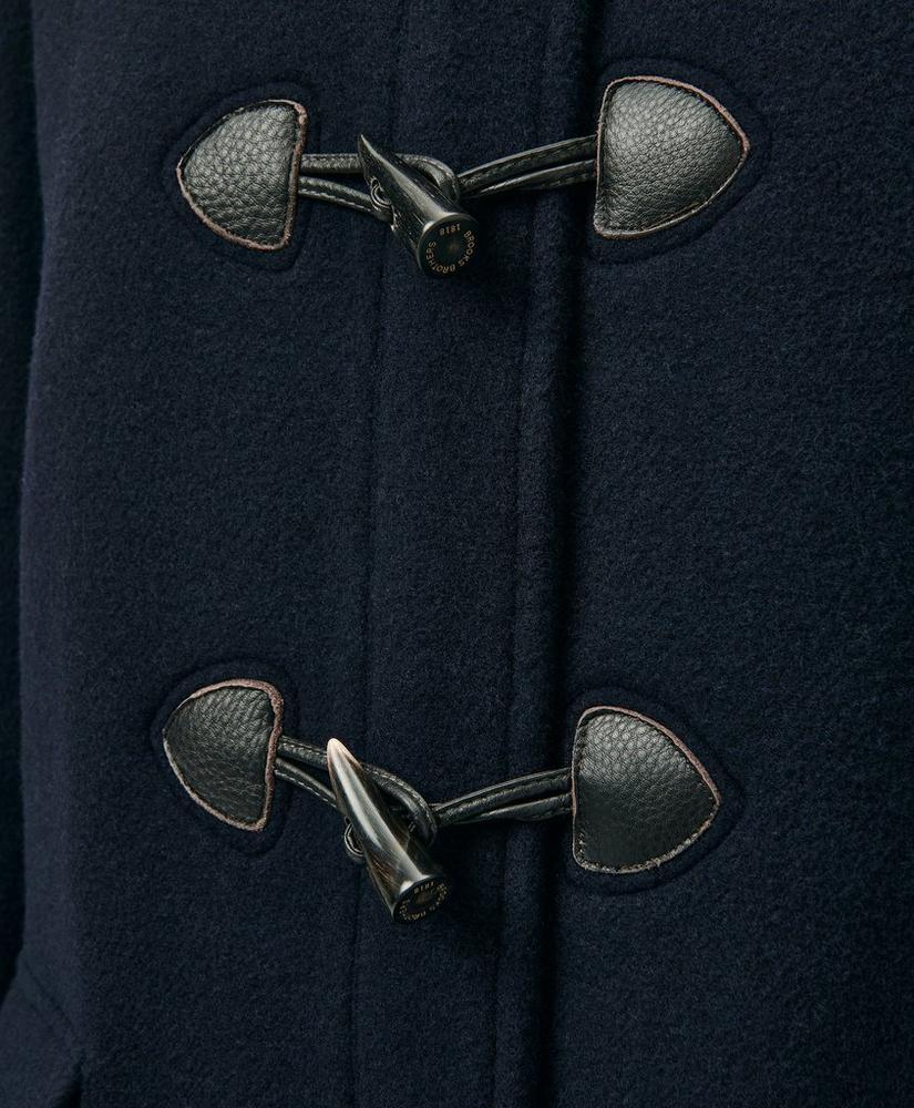 Wool Twill Hooded Toggle Coat Product Image