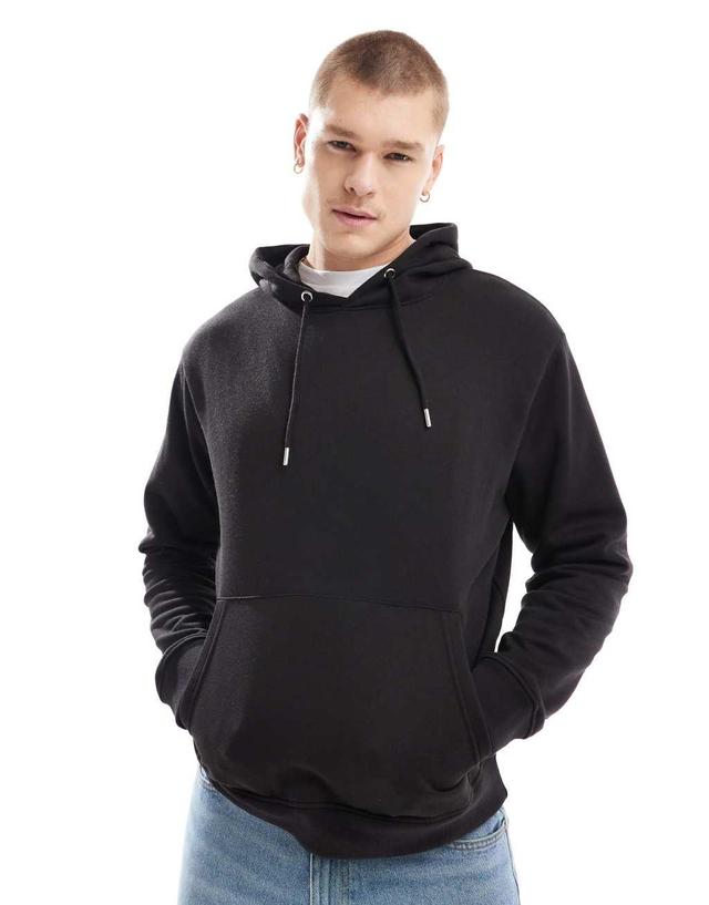 DTT overhead hoodie in black Product Image