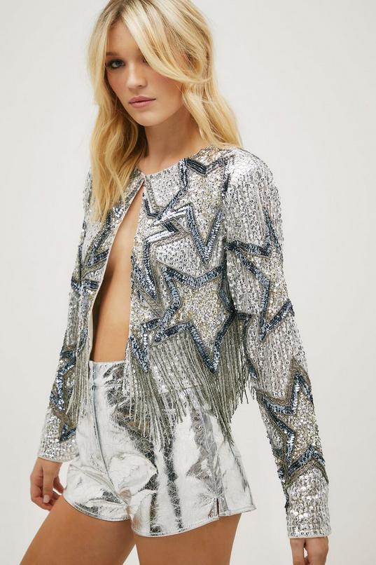 Tassel Beaded Star Jacket Product Image