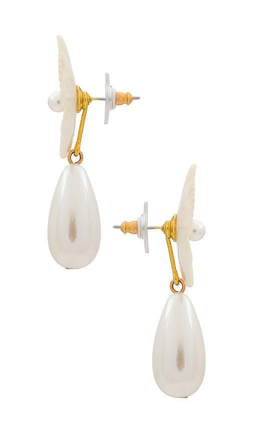 Jennifer Behr - Women's Petronella Pearl Earrings - White - OS - Moda Operandi - Gifts For Her Product Image