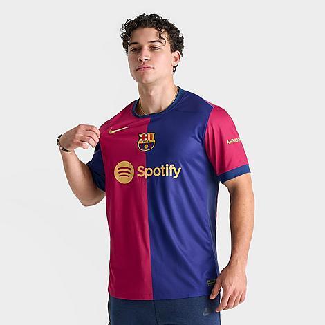 Mens Nike FC Barcelona 2024-25 Stadium Home Dri-FIT Replica Soccer Jersey Product Image