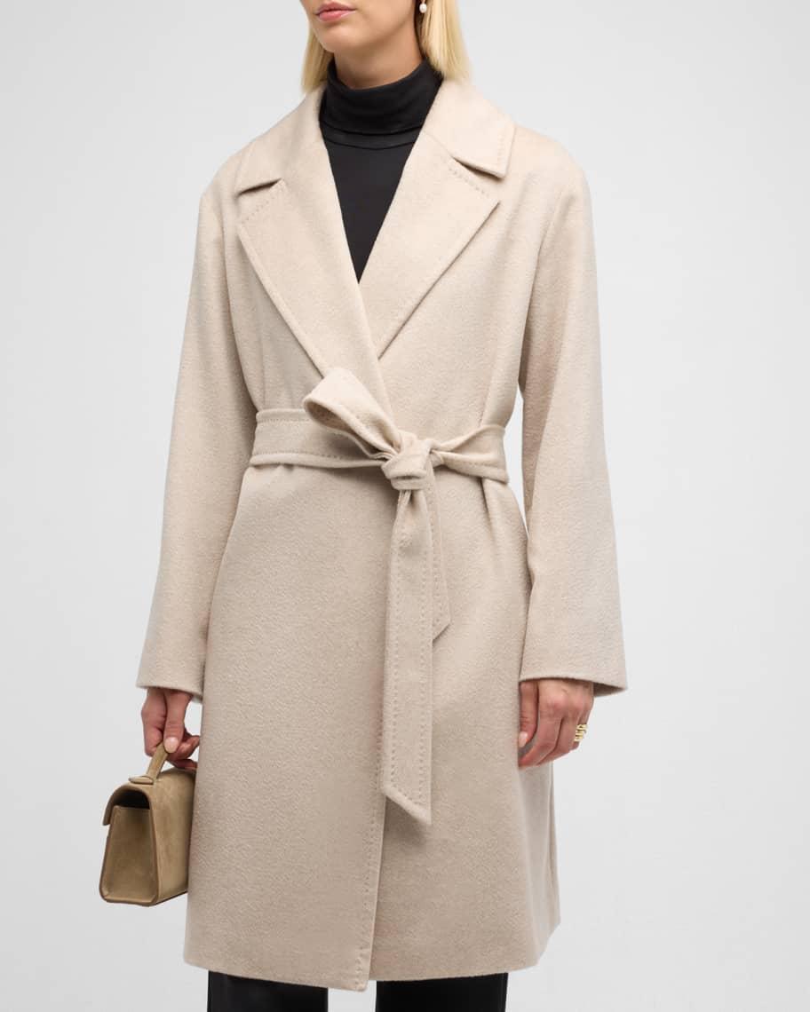 Pazzo Wrap-Front Cashmere Coat Product Image