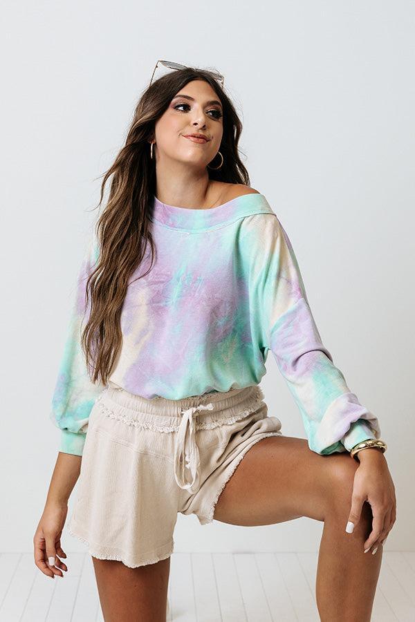 Travel Often Tie Dye Sweatshirt Product Image