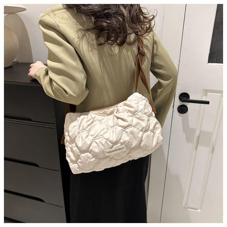 Plain Quilted Crossbody Bag Product Image