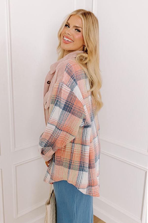 So Plaid You're Mine Jacket Curves Product Image