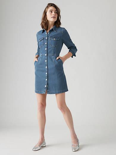 Levi's Western Denim Dress - Women's Product Image