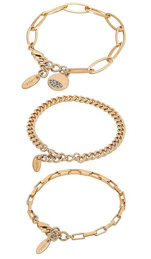 Ettika Set of 3 Chain Link Bracelets Product Image