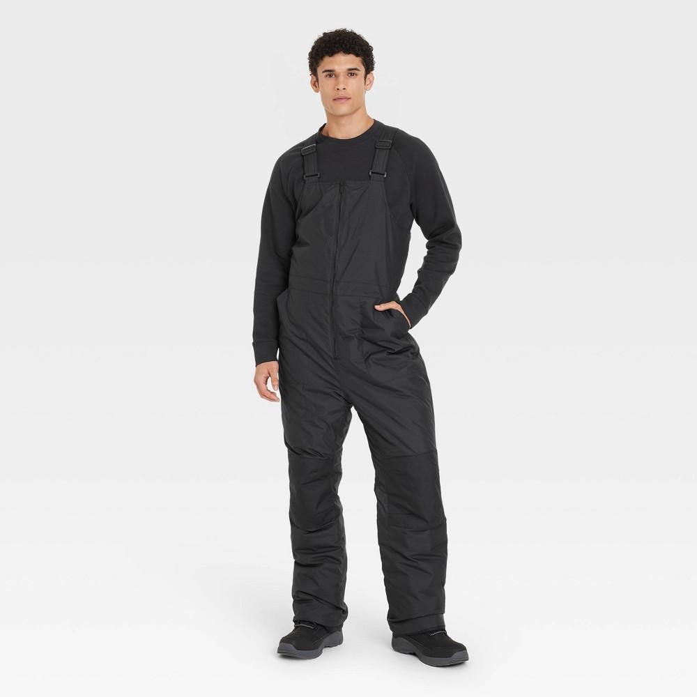 Mens Snow Bib Pants - All In Motion Black L Product Image