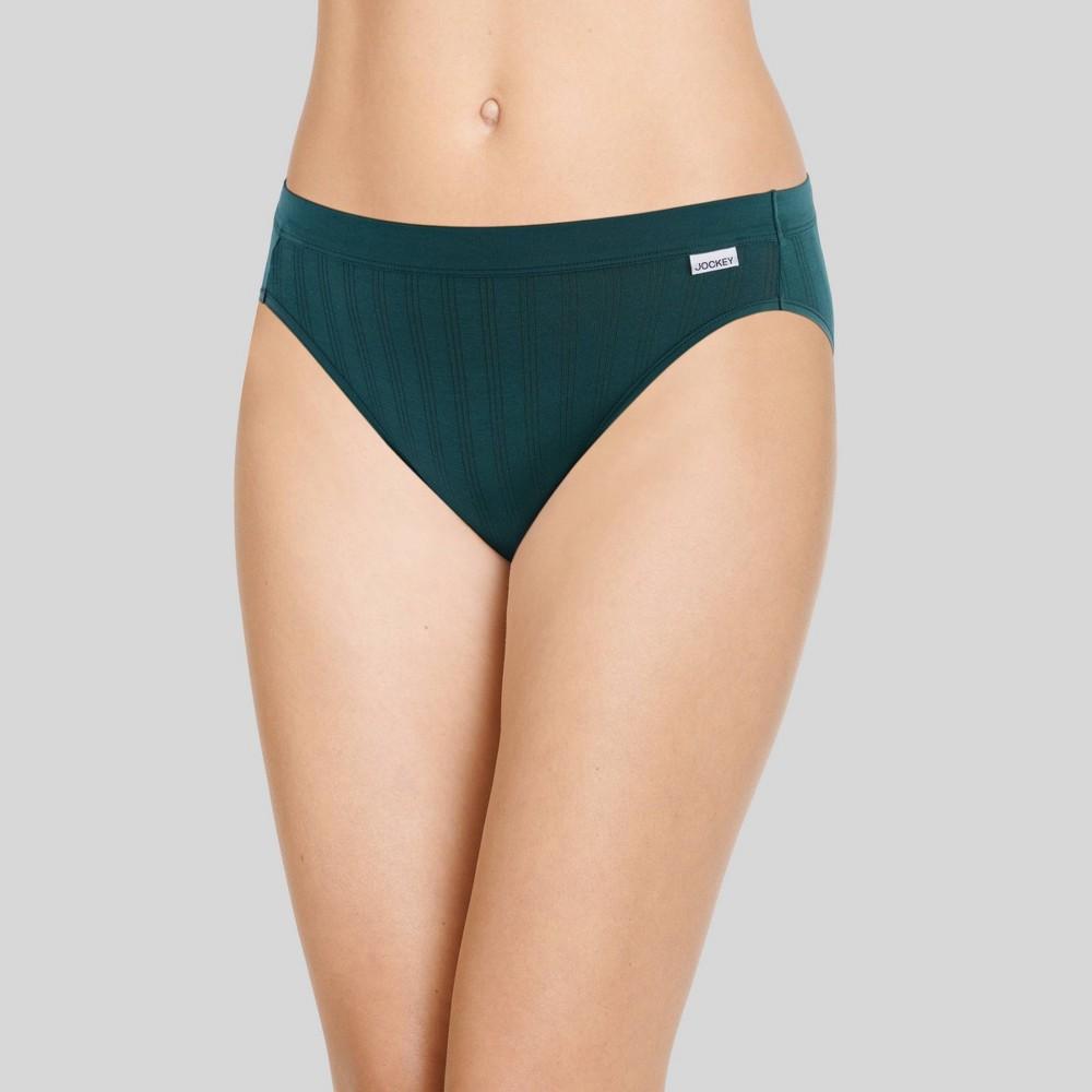 Jockey Generation Womens Breathe Pointelle Hi-Cut Briefs - Cactus Pine Product Image