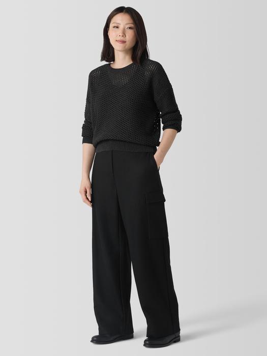 Felted Wool Jersey Cargo Pant in Regenerative Wool Product Image