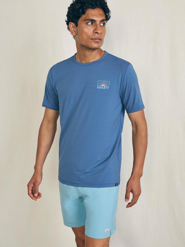 Shorelite Short-Sleeve Tech Tee - Breaker Blue Male Product Image