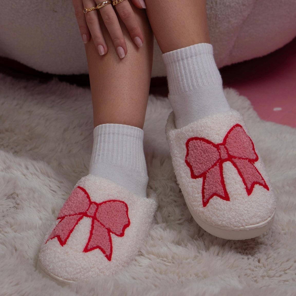 Put a Bow on It Slippers Product Image