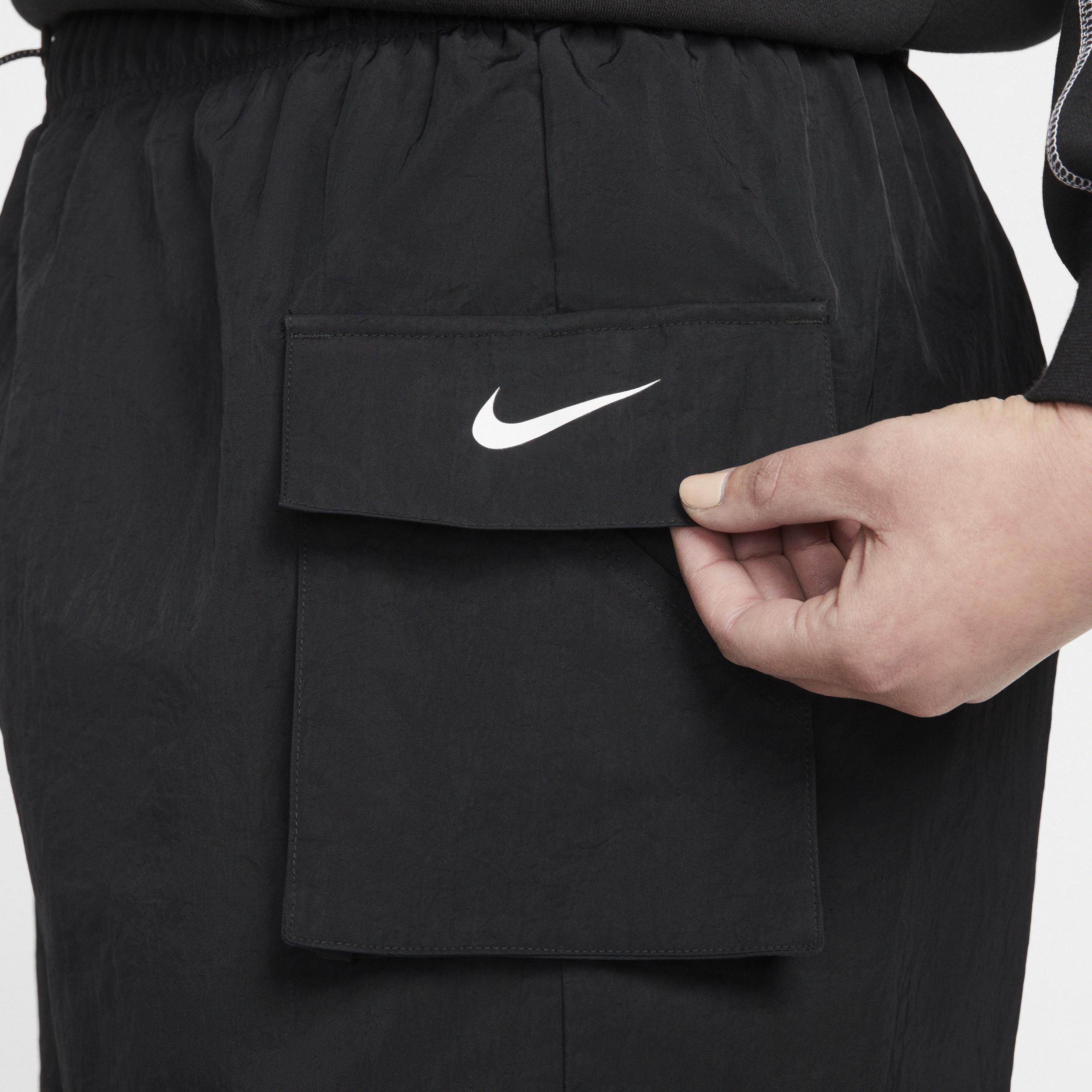 Womens Nike Sportswear Woven High-Rise Shorts (Plus Size) Product Image