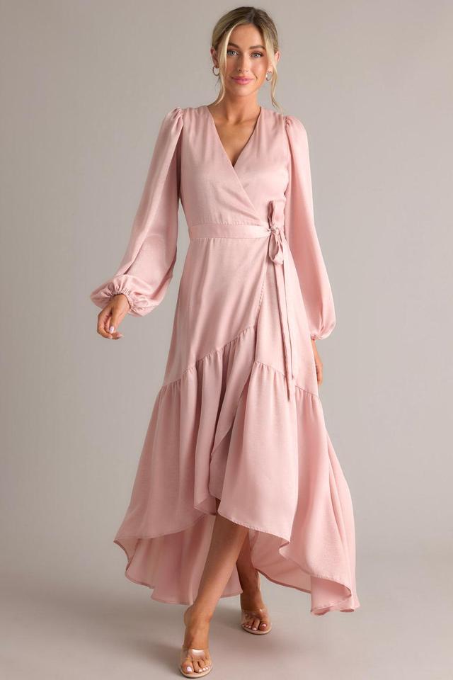 You Enchant Me Dusty Pink Maxi Dress Product Image