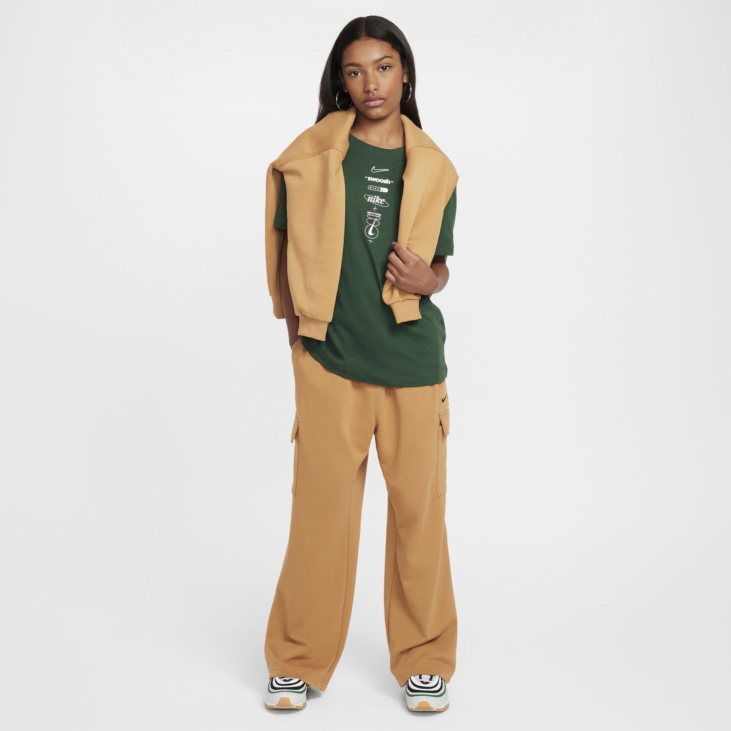 Womens Nike Sportswear Girls Dri-FIT Oversized Fleece Pants Product Image