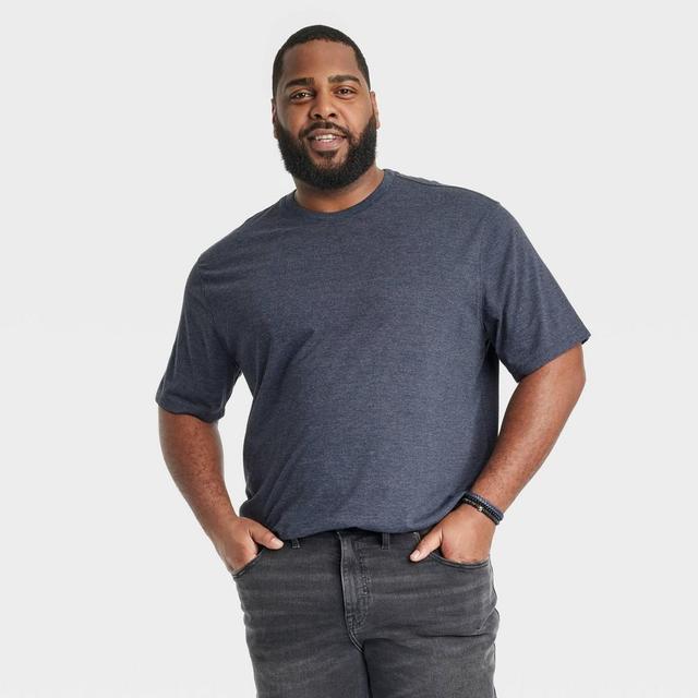 Mens Big & Tall Every Wear Short Sleeve T-Shirt - Goodfellow & Co Jamestown Blue MT Product Image