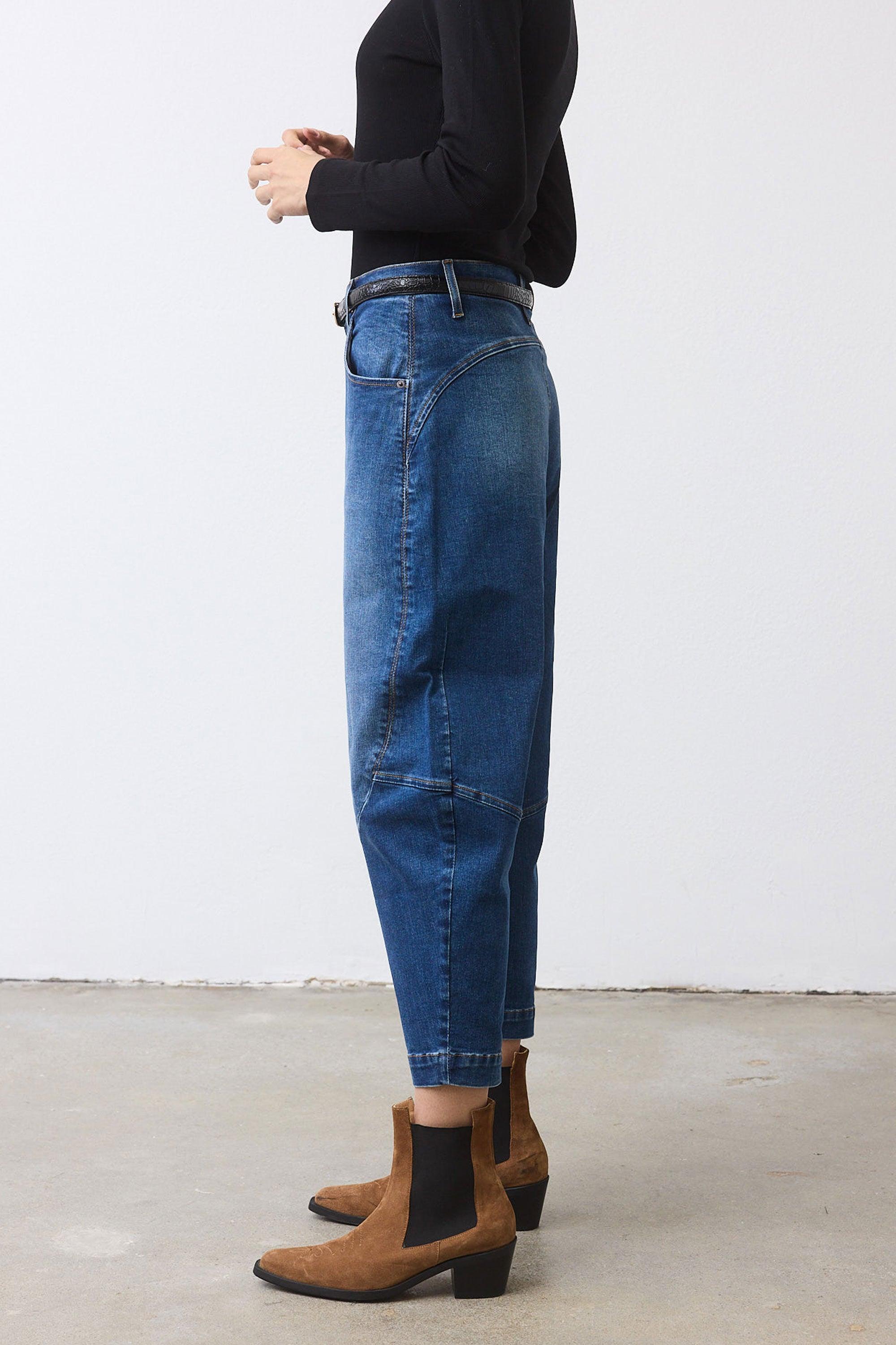 The Petite Denim Wide-ish Pants Product Image