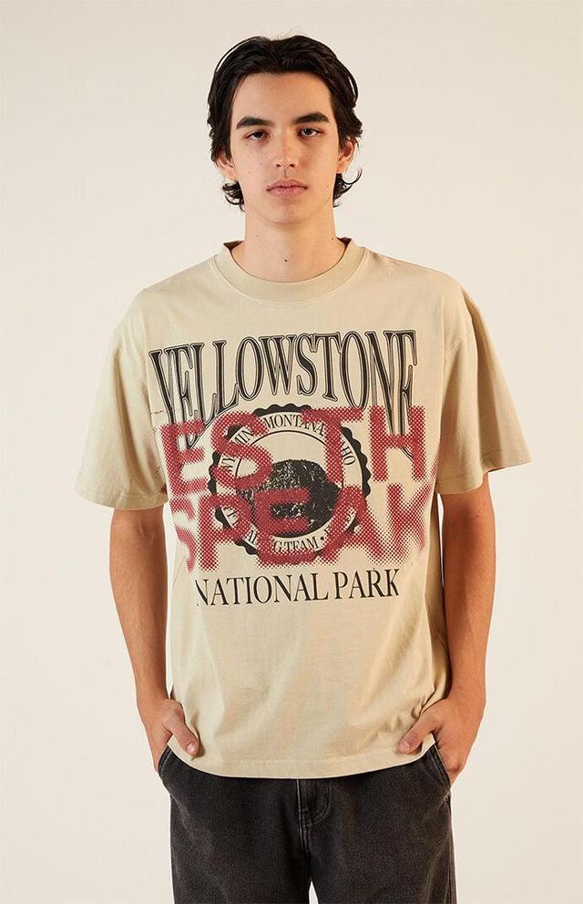 Mens Yellowstone Oversized T-Shirt Product Image