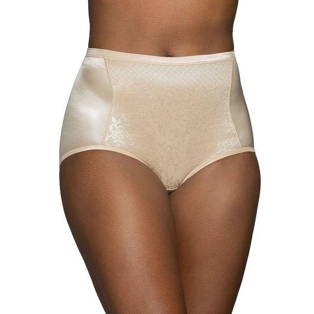 Womens Vanity Fair Smoothing Comfort Lace Brief Panty 13262 Beige Product Image