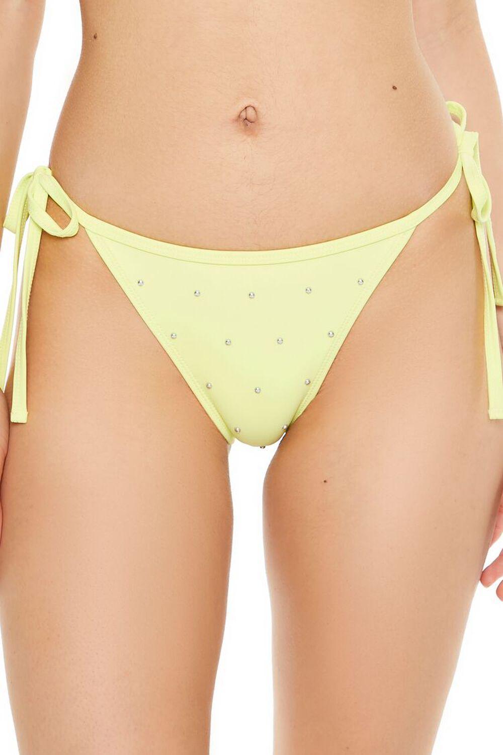 Studded String Bikini Bottoms | Forever 21 Product Image